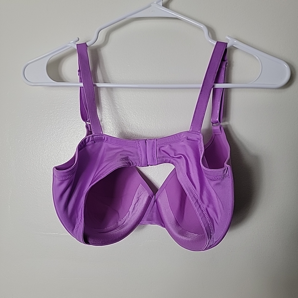 Warners Purple Underwire T-Shirt Bra, 36D - Picture 2 of 9